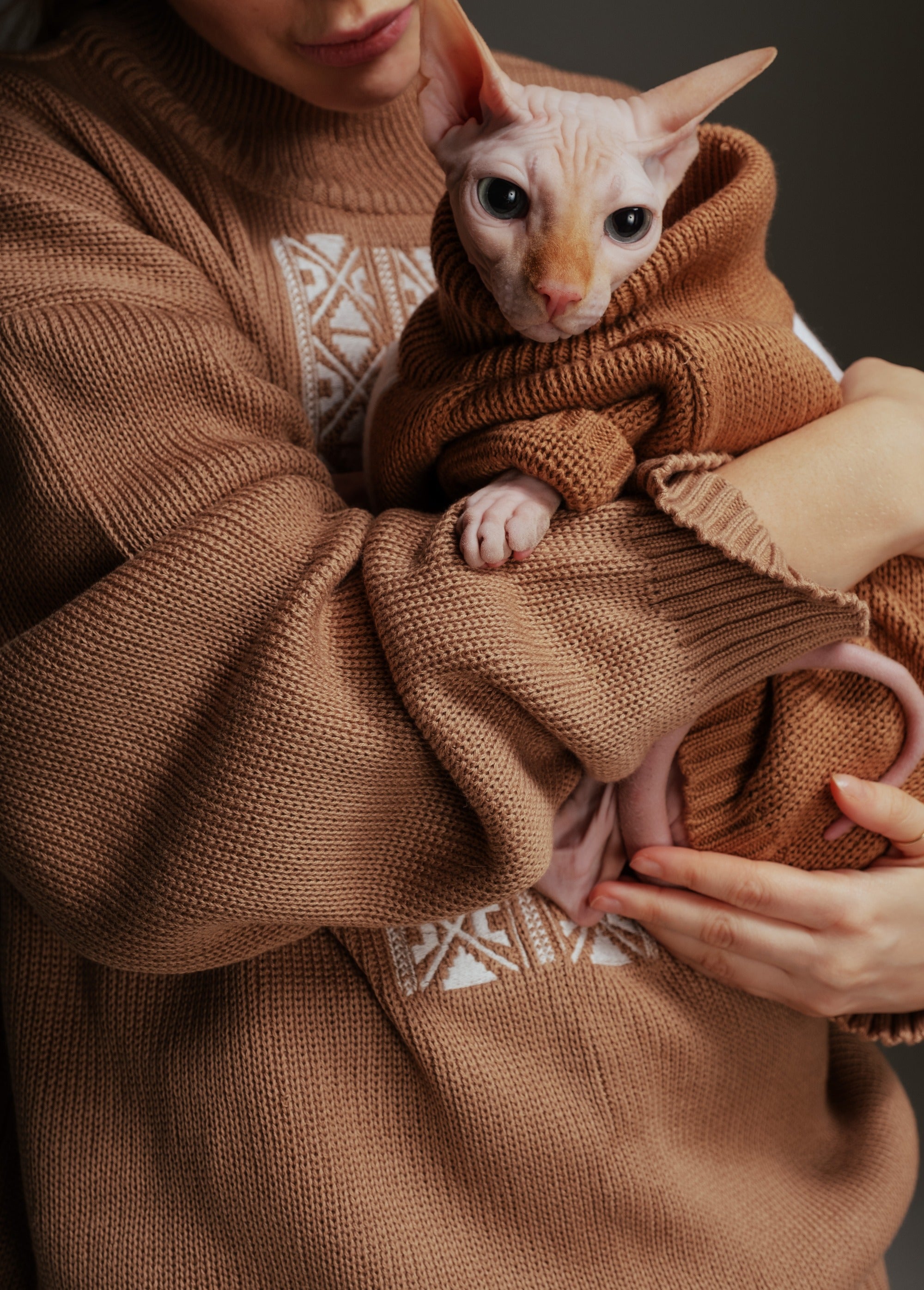 Adult embroidery sweater