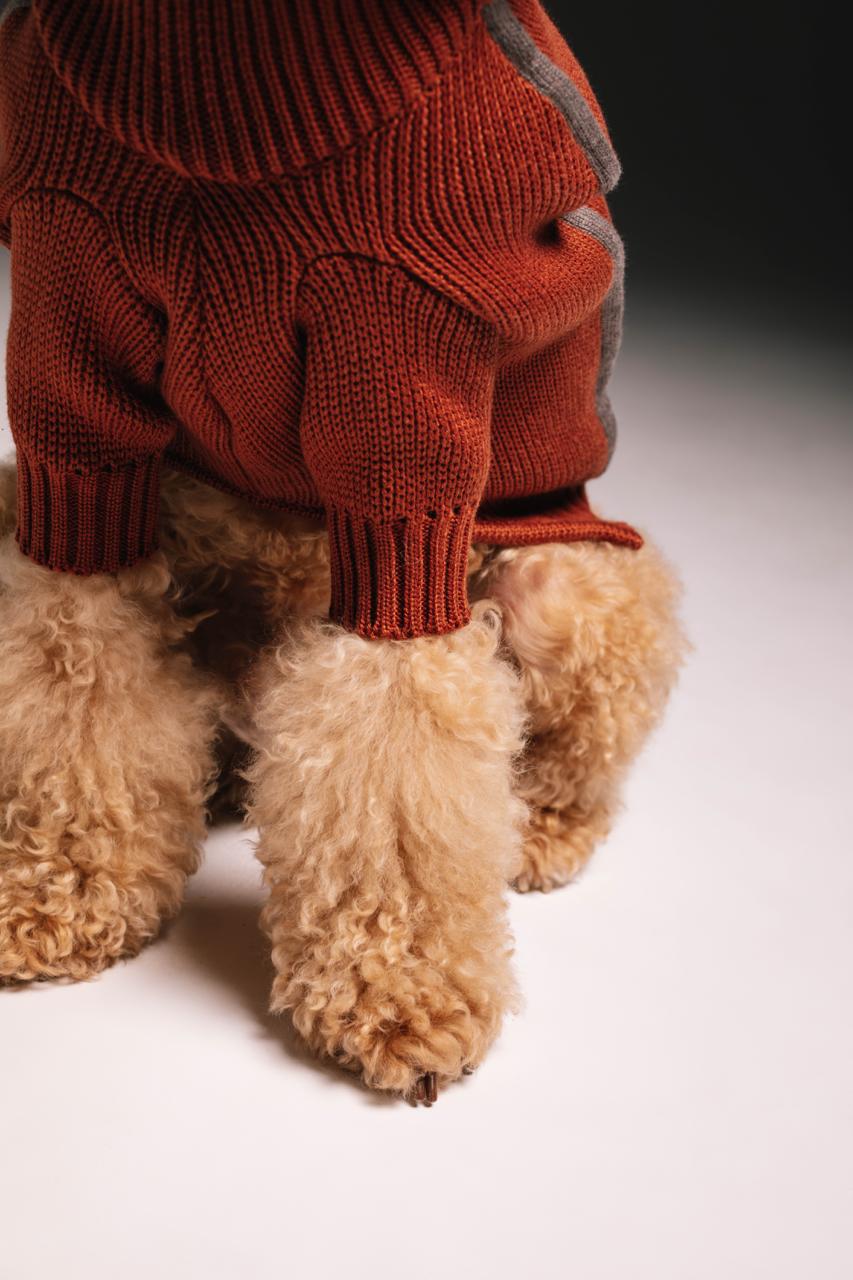 Brick sweater