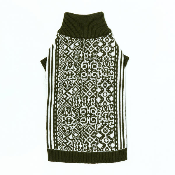 Rozmarin&white Pattern Sweater