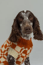 Orange cubes sweater