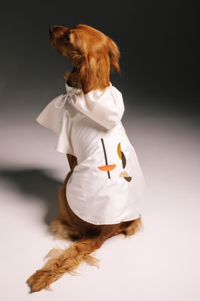 Milky figures raincoat