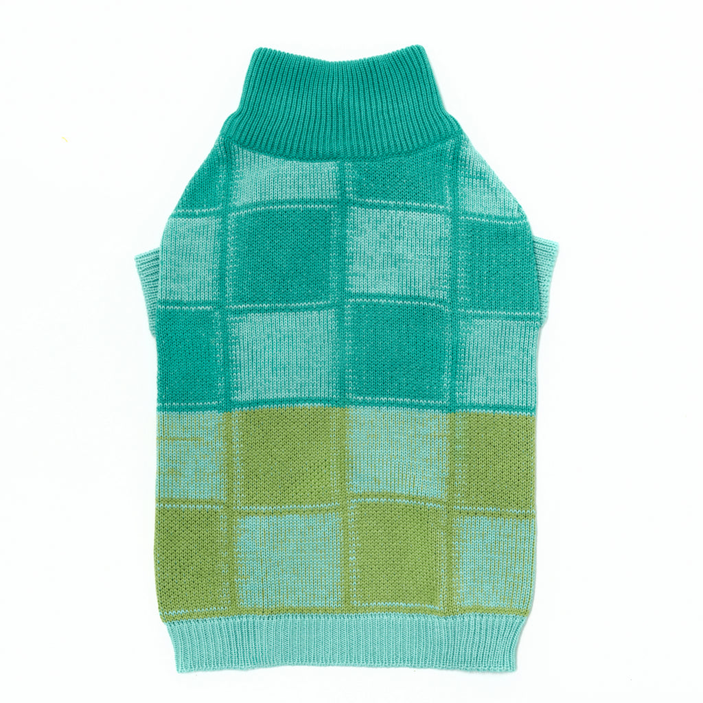 Green Cubes Sweater
