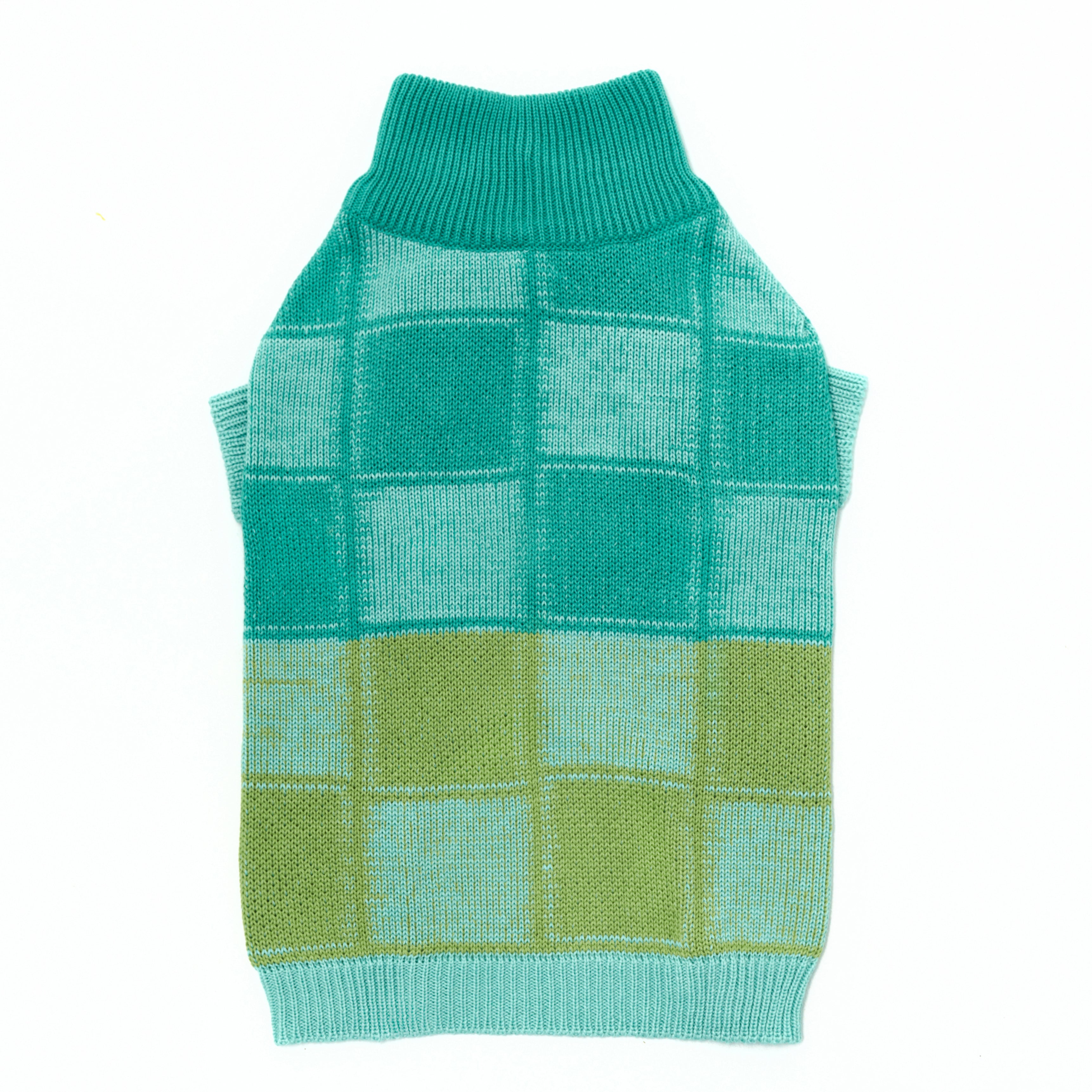Green Cubes Sweater