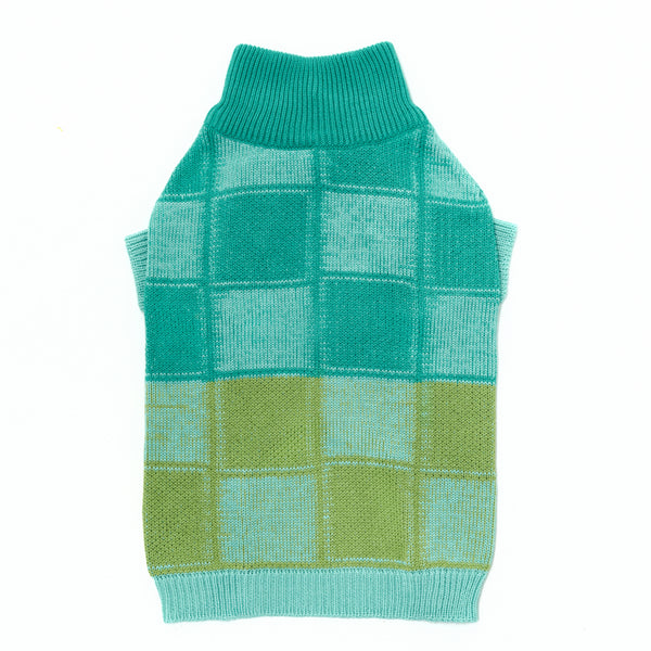 Green Cubes Sweater