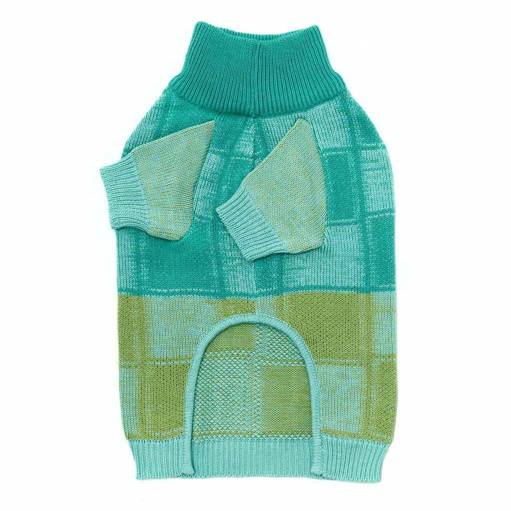 Green Cubes Sweater