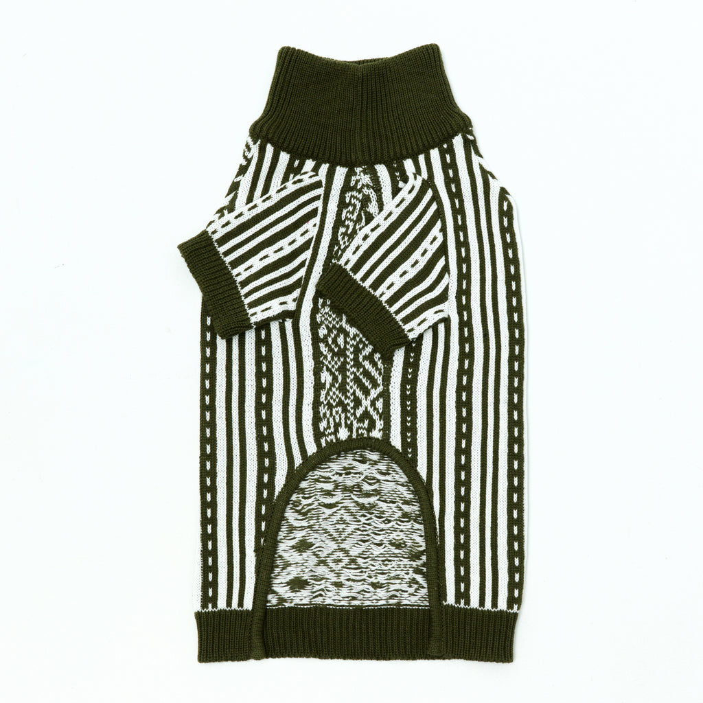 Rozmarin&white Pattern Sweater