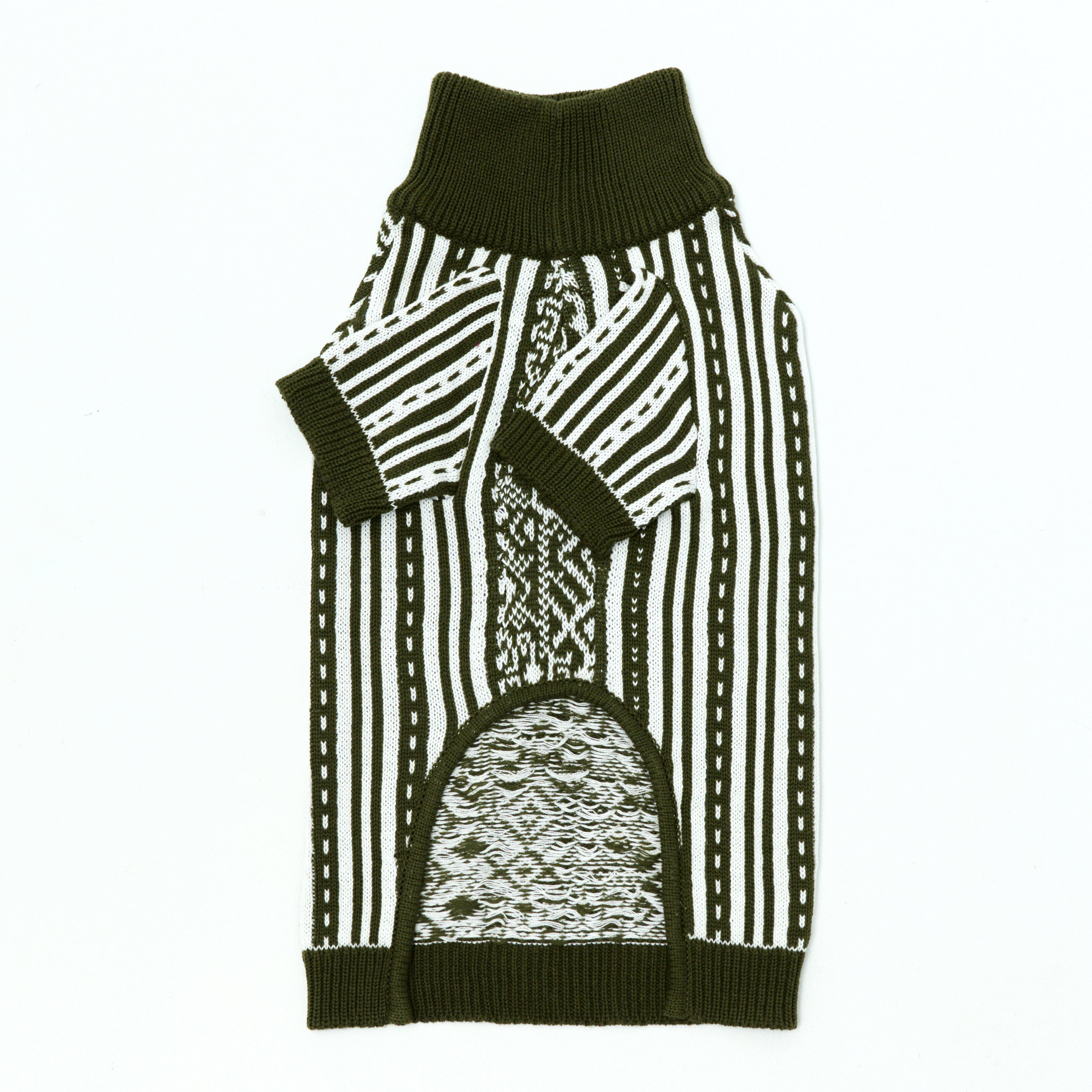 Rozmarin&white Pattern Sweater