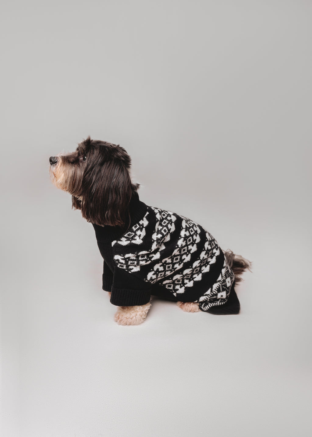 Black Embroidery Sweater