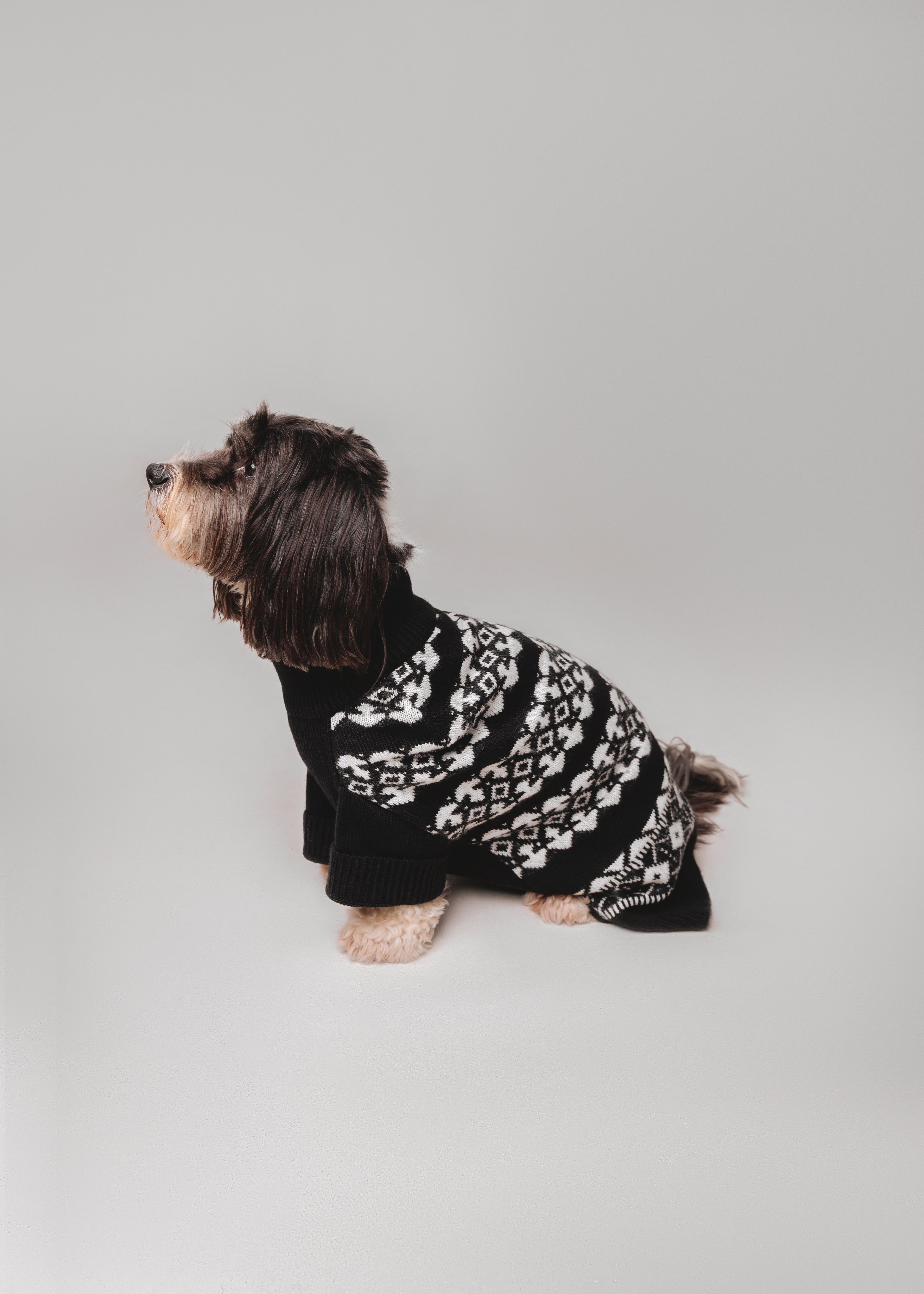 Black Embroidery Sweater