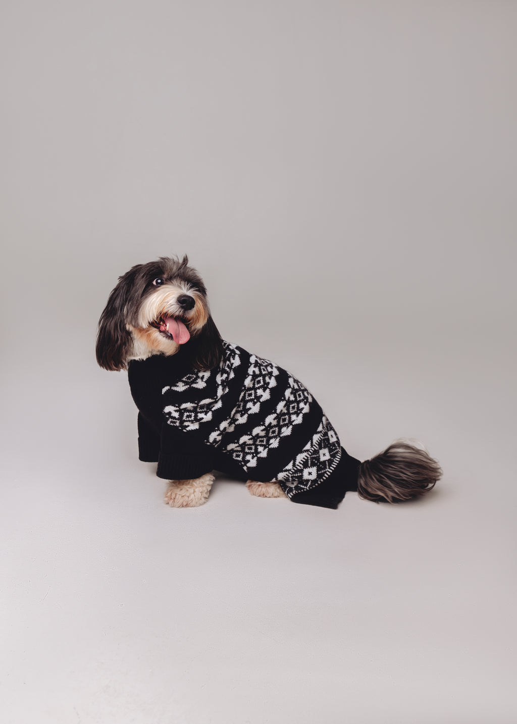 Black Embroidery Sweater