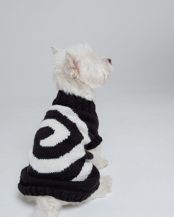 Black snail sweater